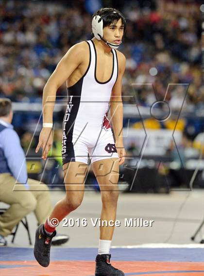 Thumbnail 2 in WIAA 3A 126 LB Championship  photogallery.