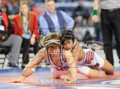 Thumbnail 3 in WIAA 3A 126 LB Championship  photogallery.