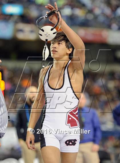 Thumbnail 2 in WIAA 3A 126 LB Championship  photogallery.