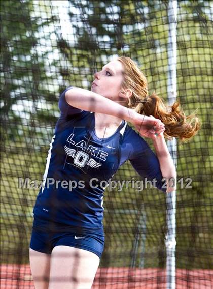 Thumbnail 2 in Lake Oswego Invitational (Girls Field Events) photogallery.