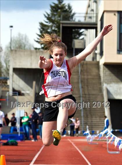 Thumbnail 2 in Lake Oswego Invitational (Girls Field Events) photogallery.