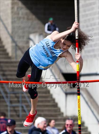 Thumbnail 3 in Lake Oswego Invitational (Girls Field Events) photogallery.