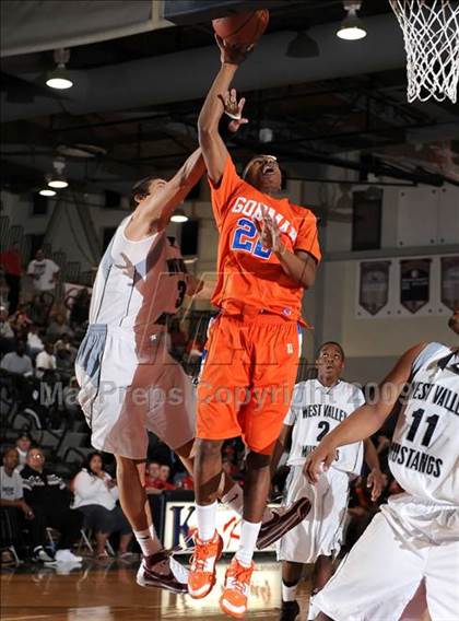 Thumbnail 2 in West Valley vs. Bishop Gorman (MLK Inland Invitational) photogallery.