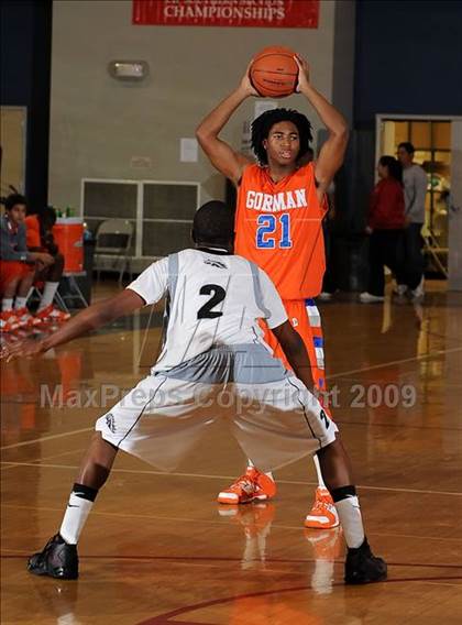Thumbnail 2 in West Valley vs. Bishop Gorman (MLK Inland Invitational) photogallery.
