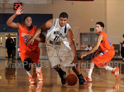 Thumbnail 1 in West Valley vs. Bishop Gorman (MLK Inland Invitational) photogallery.