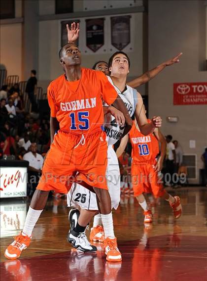 Thumbnail 3 in West Valley vs. Bishop Gorman (MLK Inland Invitational) photogallery.
