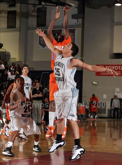 Thumbnail 2 in West Valley vs. Bishop Gorman (MLK Inland Invitational) photogallery.