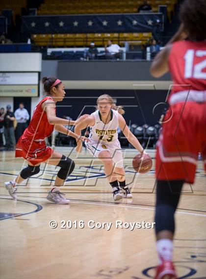 Thumbnail 1 in St. John's vs. Georgetown Visitation Prep (DCSAA Final) photogallery.