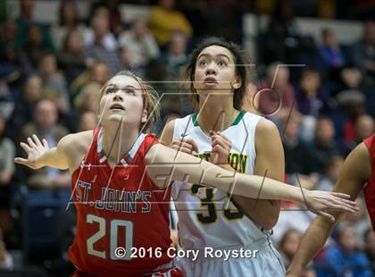 Thumbnail 1 in St. John's vs. Georgetown Visitation Prep (DCSAA Final) photogallery.