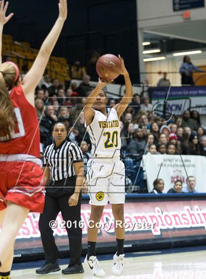 Thumbnail 1 in St. John's vs. Georgetown Visitation Prep (DCSAA Final) photogallery.