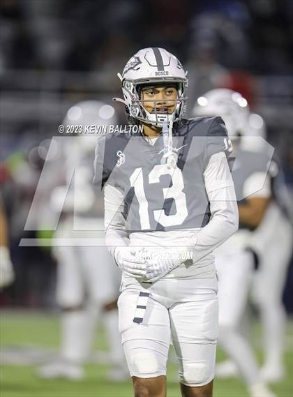 Thumbnail 3 in Centennial @ St. John Bosco (CIF SS Division 1 Semifinal) photogallery.