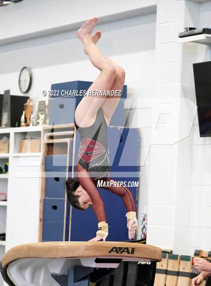 Thumbnail 3 in Texas High School Gymnastics Coaches Association Region II Championship (Vault) photogallery.