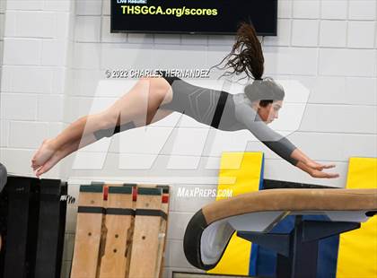 Thumbnail 2 in Texas High School Gymnastics Coaches Association Region II Championship (Vault) photogallery.