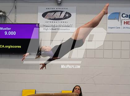 Thumbnail 1 in Texas High School Gymnastics Coaches Association Region II Championship (Vault) photogallery.