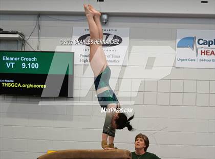 Thumbnail 1 in Texas High School Gymnastics Coaches Association Region II Championship (Vault) photogallery.