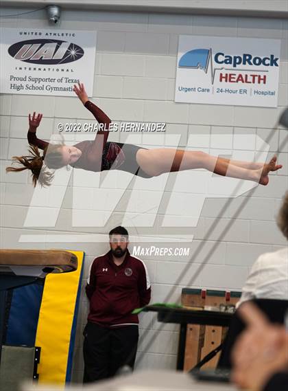 Thumbnail 2 in Texas High School Gymnastics Coaches Association Region II Championship (Vault) photogallery.