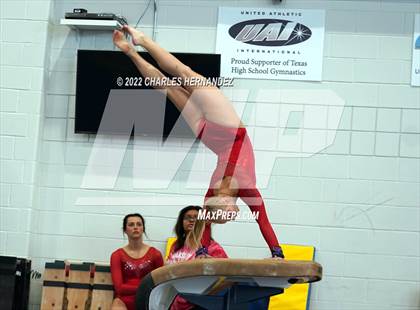 Thumbnail 2 in Texas High School Gymnastics Coaches Association Region II Championship (Vault) photogallery.