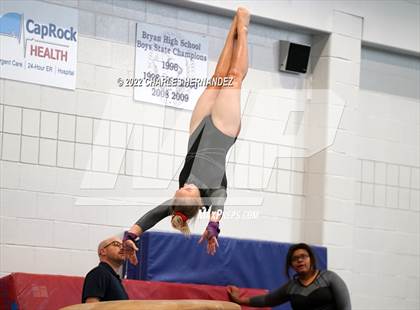 Thumbnail 1 in Texas High School Gymnastics Coaches Association Region II Championship (Vault) photogallery.