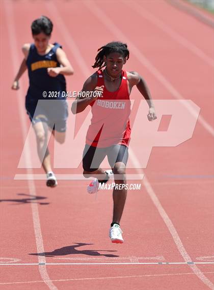 Thumbnail 1 in NJSIAA Track and Field Sectionals North 2 (Groups 1 and 4 - Boys) photogallery.