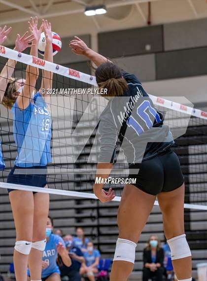 Thumbnail 1 in McMichael vs Foard (NCHSAA 2A Final) (1 of 2 - the game) photogallery.