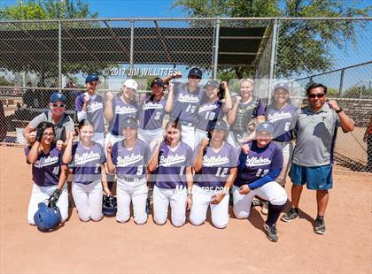 Thumbnail 3 in Saguaro vs. Tempe (Chandle Prep Softball Classic)  photogallery.