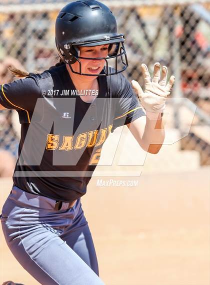 Thumbnail 1 in Saguaro vs. Tempe (Chandle Prep Softball Classic)  photogallery.
