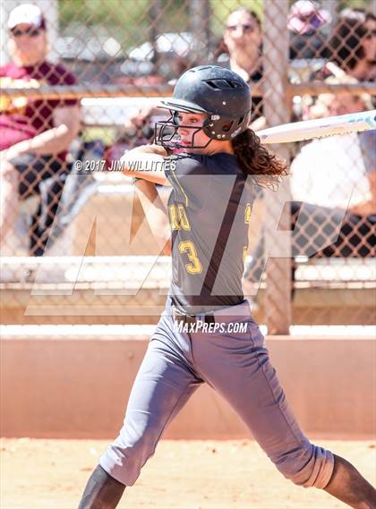 Thumbnail 2 in Saguaro vs. Tempe (Chandle Prep Softball Classic)  photogallery.