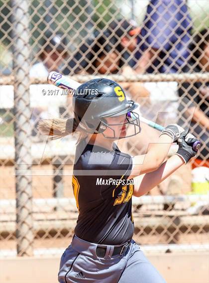 Thumbnail 1 in Saguaro vs. Tempe (Chandle Prep Softball Classic)  photogallery.