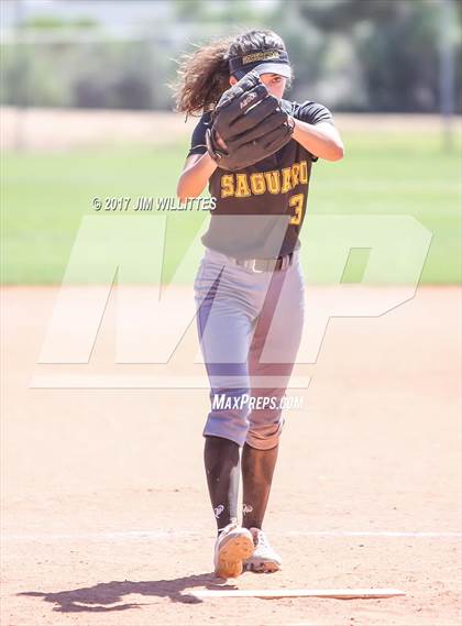 Thumbnail 3 in Saguaro vs. Tempe (Chandle Prep Softball Classic)  photogallery.