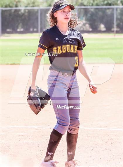 Thumbnail 1 in Saguaro vs. Tempe (Chandle Prep Softball Classic)  photogallery.