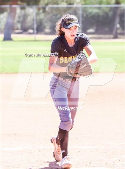 Thumbnail 1 in Saguaro vs. Tempe (Chandle Prep Softball Classic)  photogallery.