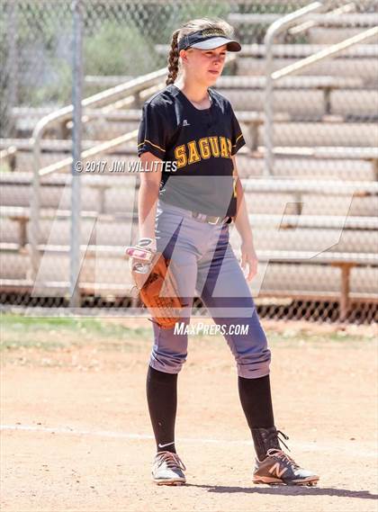 Thumbnail 2 in Saguaro vs. Tempe (Chandle Prep Softball Classic)  photogallery.