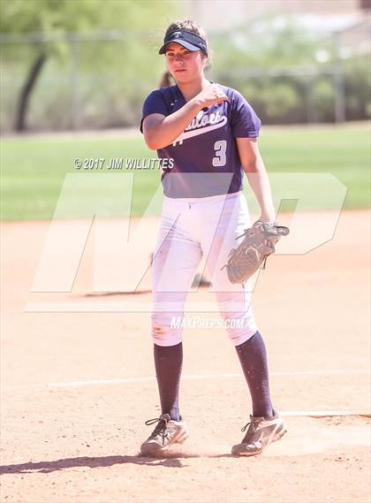 Thumbnail 2 in Saguaro vs. Tempe (Chandle Prep Softball Classic)  photogallery.