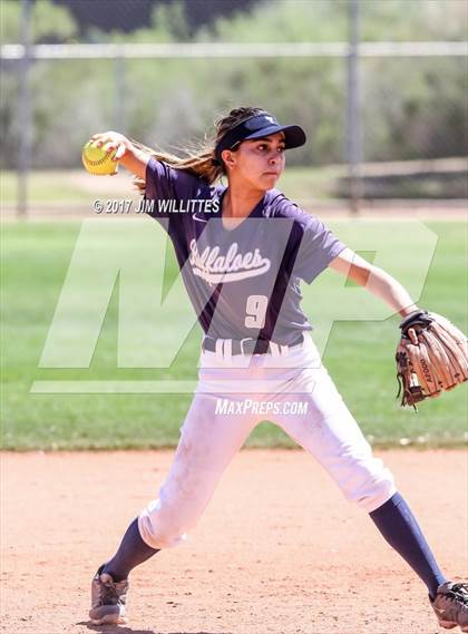 Thumbnail 2 in Saguaro vs. Tempe (Chandle Prep Softball Classic)  photogallery.