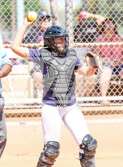 Thumbnail 2 in Saguaro vs. Tempe (Chandle Prep Softball Classic)  photogallery.
