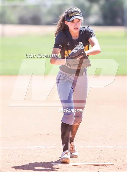 Thumbnail 1 in Saguaro vs. Tempe (Chandle Prep Softball Classic)  photogallery.