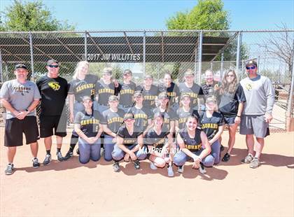 Thumbnail 1 in Saguaro vs. Tempe (Chandle Prep Softball Classic)  photogallery.