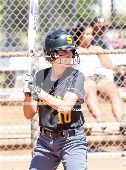 Thumbnail 1 in Saguaro vs. Tempe (Chandle Prep Softball Classic)  photogallery.