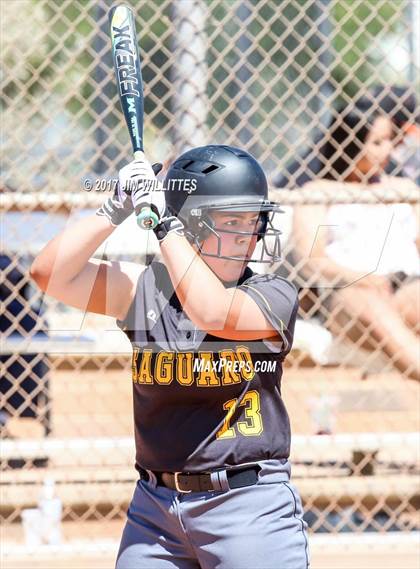 Thumbnail 1 in Saguaro vs. Tempe (Chandle Prep Softball Classic)  photogallery.