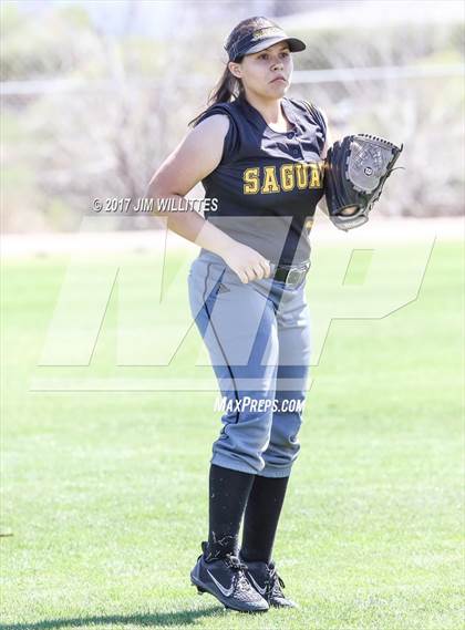 Thumbnail 2 in Saguaro vs. Tempe (Chandle Prep Softball Classic)  photogallery.