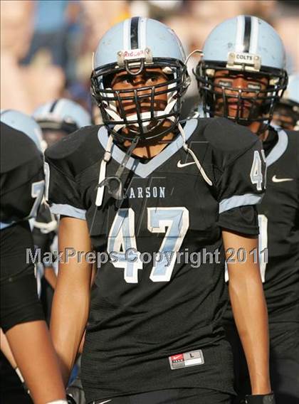 Thumbnail 3 in Crenshaw vs. Carson (CIF LA City Section D1 Final) photogallery.