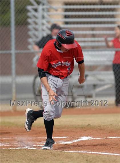Thumbnail 2 in Sandy Valley vs. Lake Mead Academy (Spring Slam Tournament) photogallery.
