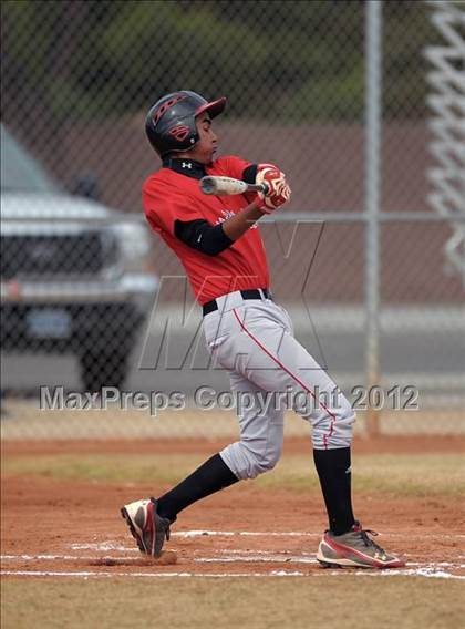 Thumbnail 1 in Sandy Valley vs. Lake Mead Academy (Spring Slam Tournament) photogallery.