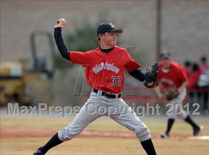 Thumbnail 1 in Sandy Valley vs. Lake Mead Academy (Spring Slam Tournament) photogallery.