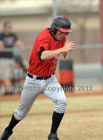 Thumbnail 3 in Sandy Valley vs. Lake Mead Academy (Spring Slam Tournament) photogallery.
