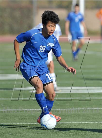 Thumbnail 1 in Faith Christian vs. Forest Lake Christian (CIF SJS D7 Final) photogallery.