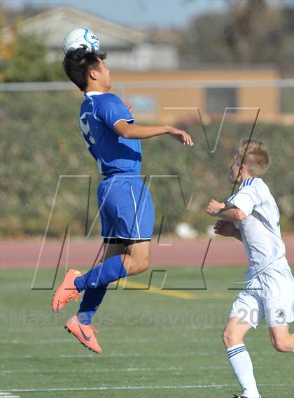 Thumbnail 1 in Faith Christian vs. Forest Lake Christian (CIF SJS D7 Final) photogallery.