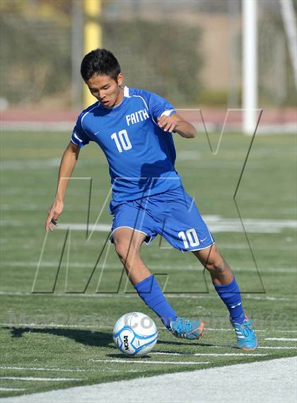 Thumbnail 3 in Faith Christian vs. Forest Lake Christian (CIF SJS D7 Final) photogallery.