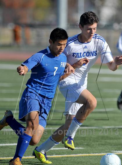 Thumbnail 3 in Faith Christian vs. Forest Lake Christian (CIF SJS D7 Final) photogallery.