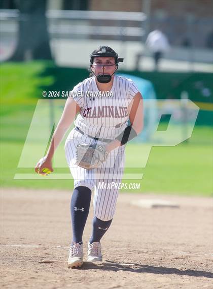 Thumbnail 3 in Downey @ Chaminade (CIFSS D1V Round 2 Playoffs) photogallery.